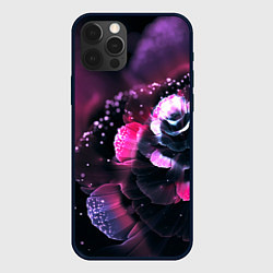 Чехол для iPhone 12 Pro Цветок сделанный нейросетью, цвет: 3D-черный