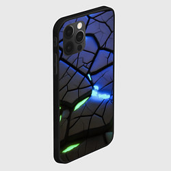 Чехол для iPhone 12 Pro Светящаяся лава, цвет: 3D-черный — фото 2