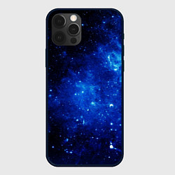 Чехол для iPhone 12 Pro Сияние космоса, цвет: 3D-черный