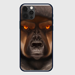 Чехол для iPhone 12 Pro Тещин медведь, цвет: 3D-черный