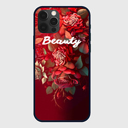 Чехол для iPhone 12 Pro Beauty Красота розы, цвет: 3D-черный