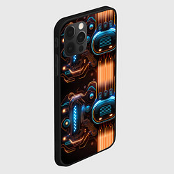 Чехол для iPhone 12 Pro Силовой электрический доспех, цвет: 3D-черный — фото 2