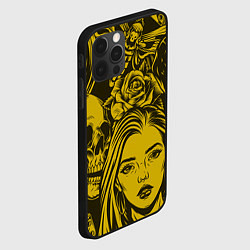 Чехол для iPhone 12 Pro Chicano style, цвет: 3D-черный — фото 2