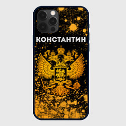 Чехол iPhone 12 Pro Константин и зологой герб РФ