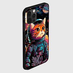 Чехол для iPhone 12 Pro Милый котик из космоса, цвет: 3D-черный — фото 2