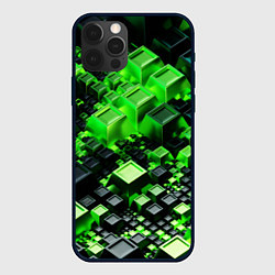 Чехол для iPhone 12 Pro Броня крипера из майнкрафт, цвет: 3D-черный