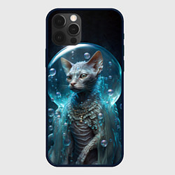 Чехол iPhone 12 Pro Кот в пузыре