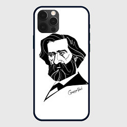 Чехол для iPhone 12 Pro Giuseppe Verdi, цвет: 3D-черный