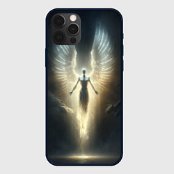 Чехол для iPhone 12 Pro Парящая девушка ангел, цвет: 3D-черный