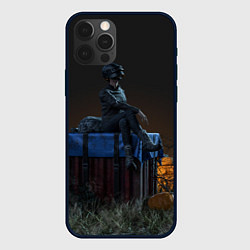 Чехол для iPhone 12 Pro PUBG drop, цвет: 3D-черный
