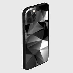 Чехол для iPhone 12 Pro Geometry grey ship, цвет: 3D-черный — фото 2