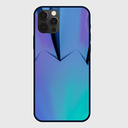 Чехол для iPhone 12 Pro Светлые фигуры и листы, цвет: 3D-черный