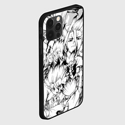 Чехол для iPhone 12 Pro Исигами Сенку - Доктор Стоун, цвет: 3D-черный — фото 2
