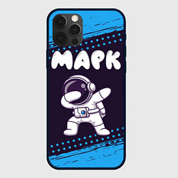 Чехол для iPhone 12 Pro Марк космонавт даб, цвет: 3D-черный
