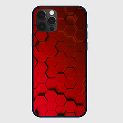 Чехол iPhone 12 Pro Красные стальные плиты