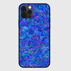 Чехол для iPhone 12 Pro Разводы масла на воде, цвет: 3D-черный