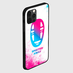 Чехол для iPhone 12 Pro Spirited Away neon gradient style, цвет: 3D-черный — фото 2