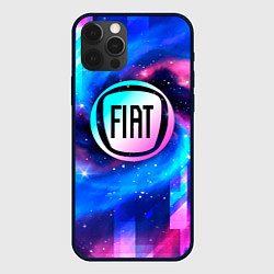 Чехол iPhone 12 Pro Fiat неоновый космос