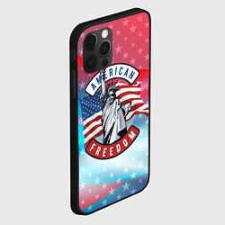 Чехол для iPhone 12 Pro American freedom, цвет: 3D-черный — фото 2