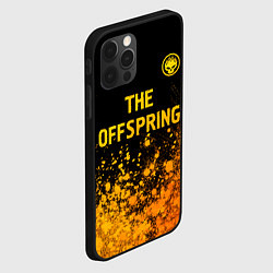 Чехол для iPhone 12 Pro The Offspring - gold gradient: символ сверху, цвет: 3D-черный — фото 2