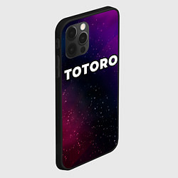 Чехол для iPhone 12 Pro Totoro gradient space, цвет: 3D-черный — фото 2