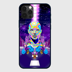 Чехол для iPhone 12 Pro Goddess with two Beerus - vaporwave, цвет: 3D-черный