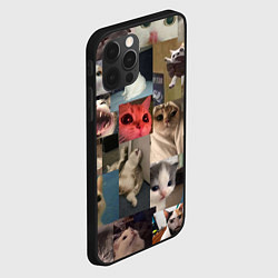 Чехол для iPhone 12 Pro Мемные котики, цвет: 3D-черный — фото 2