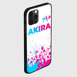 Чехол для iPhone 12 Pro Akira neon gradient style: символ сверху, цвет: 3D-черный — фото 2