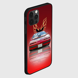 Чехол для iPhone 12 Pro Американский спорткар Pontiac Firebird, цвет: 3D-черный — фото 2