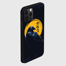 Чехол для iPhone 12 Pro Raven and moon, цвет: 3D-черный — фото 2