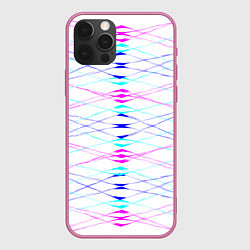Чехол для iPhone 12 Pro Путанка, цвет: 3D-малиновый