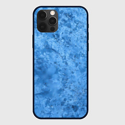 Чехол для iPhone 12 Pro Синий камень, цвет: 3D-черный