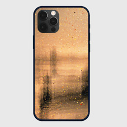 Чехол для iPhone 12 Pro Песочные тени, цвет: 3D-черный