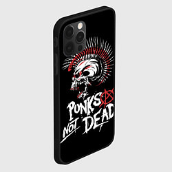 Чехол для iPhone 12 Pro Punks not dead - анархия, цвет: 3D-черный — фото 2