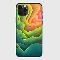 Чехол iPhone 12 Pro Даружный градиент плит