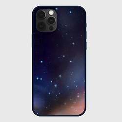 Чехол для iPhone 12 Pro Космическое полотно, цвет: 3D-черный