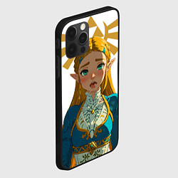 Чехол для iPhone 12 Pro The legend of Zelda - ahegao, цвет: 3D-черный — фото 2