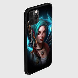 Чехол для iPhone 12 Pro Jinx legends, цвет: 3D-черный — фото 2