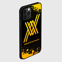 Чехол для iPhone 12 Pro Darling in the FranXX - gold gradient, цвет: 3D-черный — фото 2