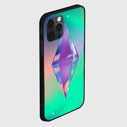 Чехол для iPhone 12 Pro Ярлык персонажа Симс, цвет: 3D-черный — фото 2