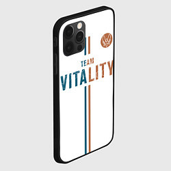 Чехол для iPhone 12 Pro Форма Team Vitality white, цвет: 3D-черный — фото 2