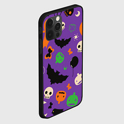 Чехол для iPhone 12 Pro Halloween style, цвет: 3D-черный — фото 2