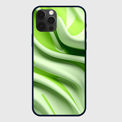Чехол для iPhone 12 Pro Объемные складки, цвет: 3D-черный