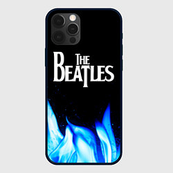 Чехол iPhone 12 Pro The Beatles blue fire