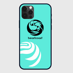 Чехол для iPhone 12 Pro Форма Beastcoast mint, цвет: 3D-черный