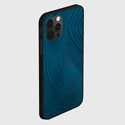 Чехол для iPhone 12 Pro Фантазия в синем, цвет: 3D-черный — фото 2