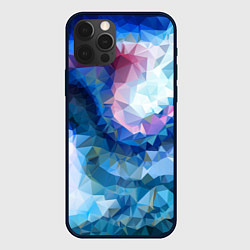 Чехол для iPhone 12 Pro Blue mosaic, цвет: 3D-черный
