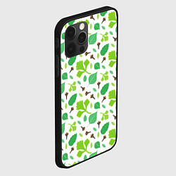 Чехол для iPhone 12 Pro Green plants, цвет: 3D-черный — фото 2
