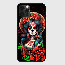 Чехол для iPhone 12 Pro Паломница - La Peregrina, цвет: 3D-черный
