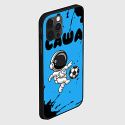 Чехол для iPhone 12 Pro Саша космонавт футболист, цвет: 3D-черный — фото 2